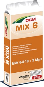 DCM Mix 6   NPK 6-3-18 + 3 MgO 25 Kg