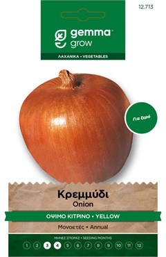 Κρεμμύδι όψιμο κίτρινο · Yellow onion 12713