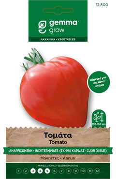 Τομάτα αναρριχώμενη · Indeterminate tomato 12800