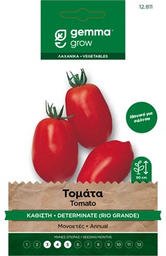 Τομάτα καθιστή · Determinate tomato 12811 