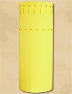 Ετικέτες για εκτυπωτή 1,27 x 22 εκ. Κίτρινες