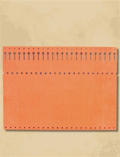 Ετικέτες για εκτυπωτή σε Α4 1,27 x 22 εκ. Πορτοκαλί