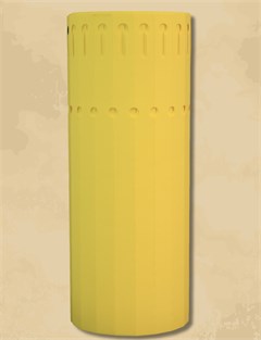 Ετικέτες PVC για Μαρκαδόρο  1,30 x 20 εκ. Κίτρινες
