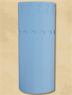 Ετικέτες PVC για Μαρκαδόρο  1,70 x 20 εκ. Γαλάζιες