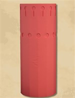 Ετικέτες PVC για Μαρκαδόρο  2,54 x 20 εκ. Κόκκινες
