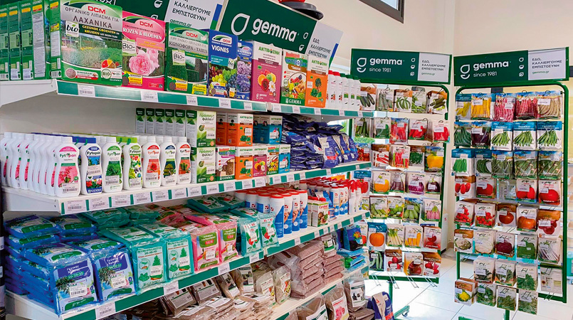 GEMMA product display at a partner store